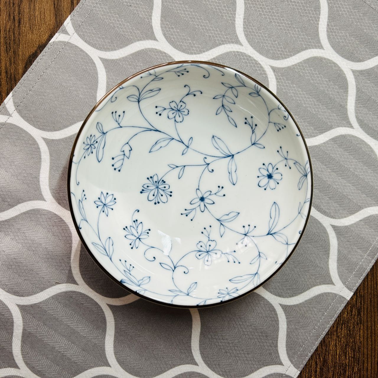 Shallow bowl M(线唐草)