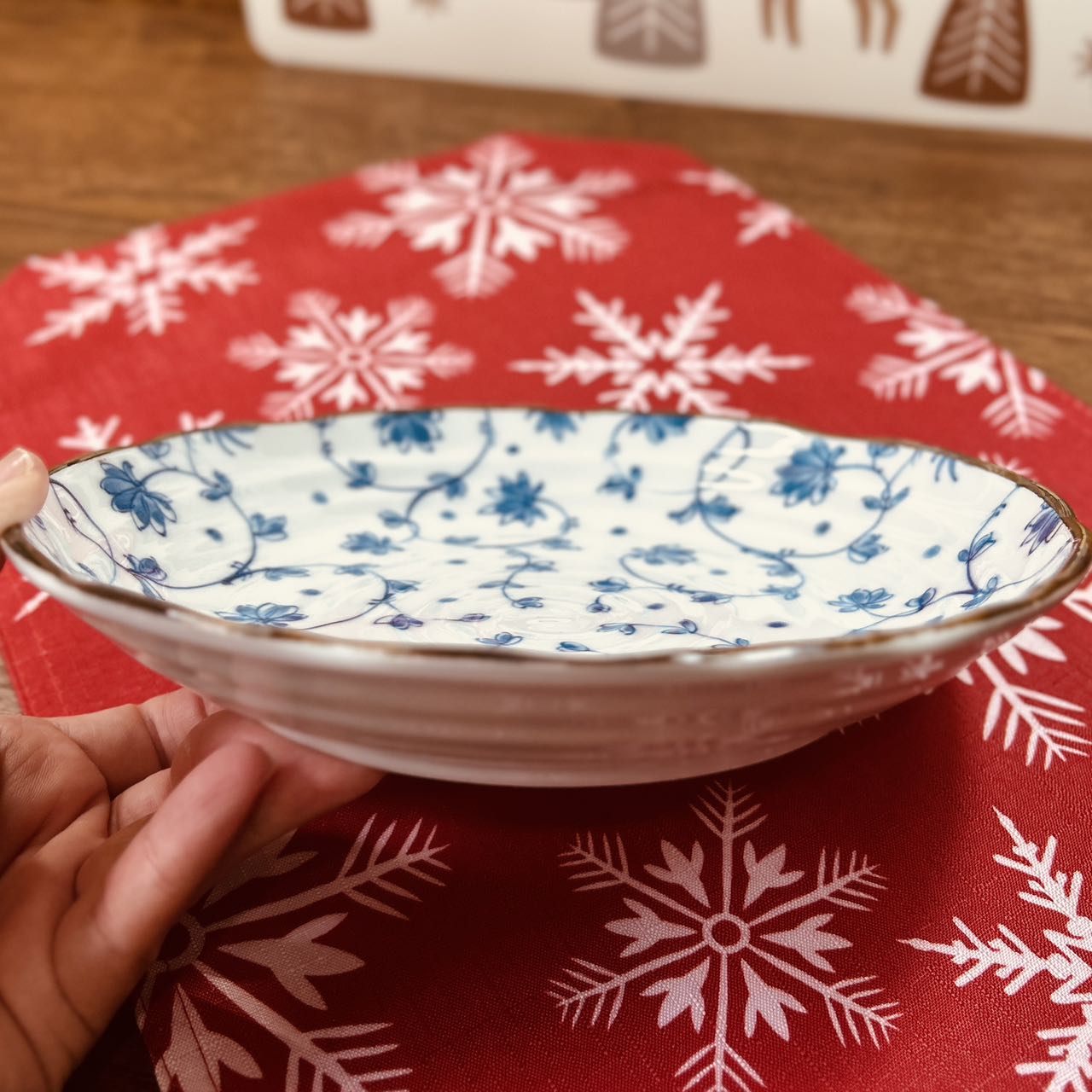 Serving plate Large(蔓唐草)