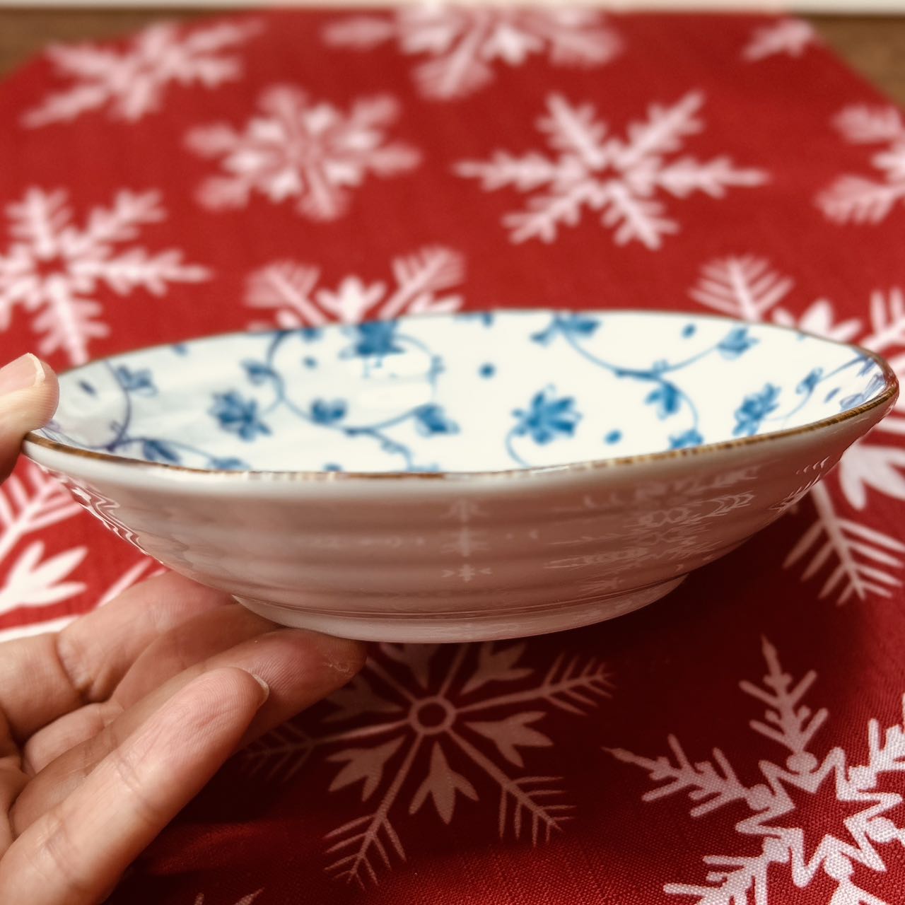 Shallow bowl M(蔓唐草)