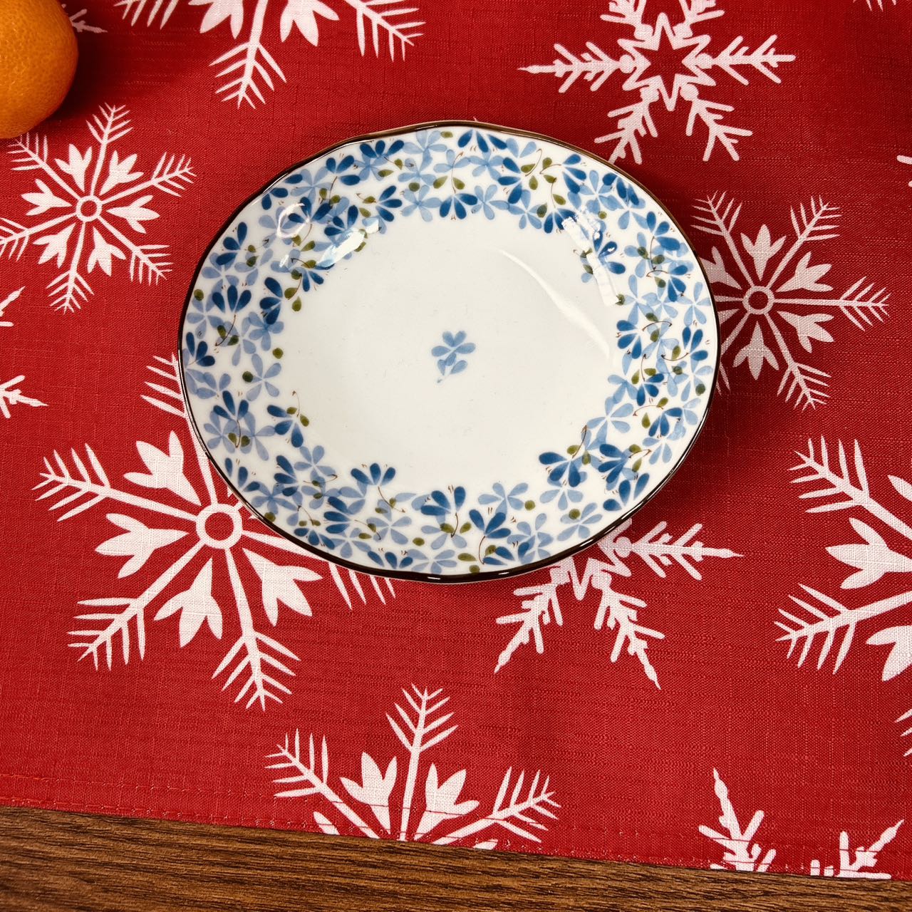 Oval plate(小蓝芽)