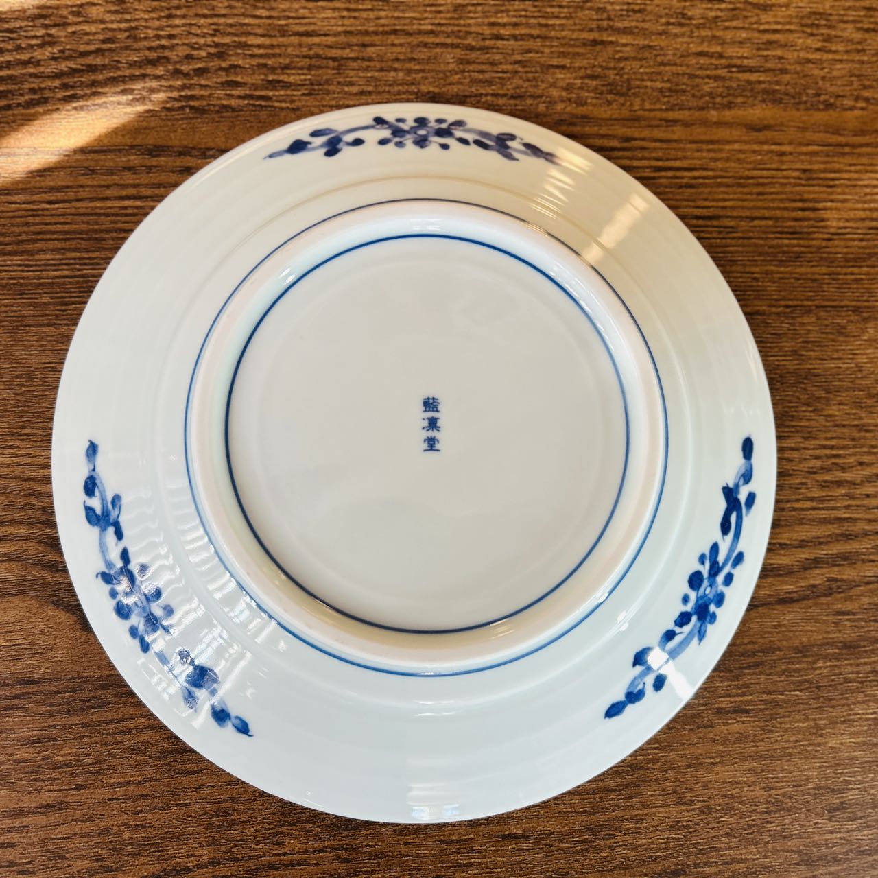 Serving plate L（福字青花）