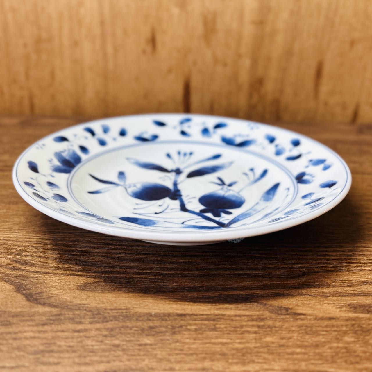 Serving plate L(石榴青花）