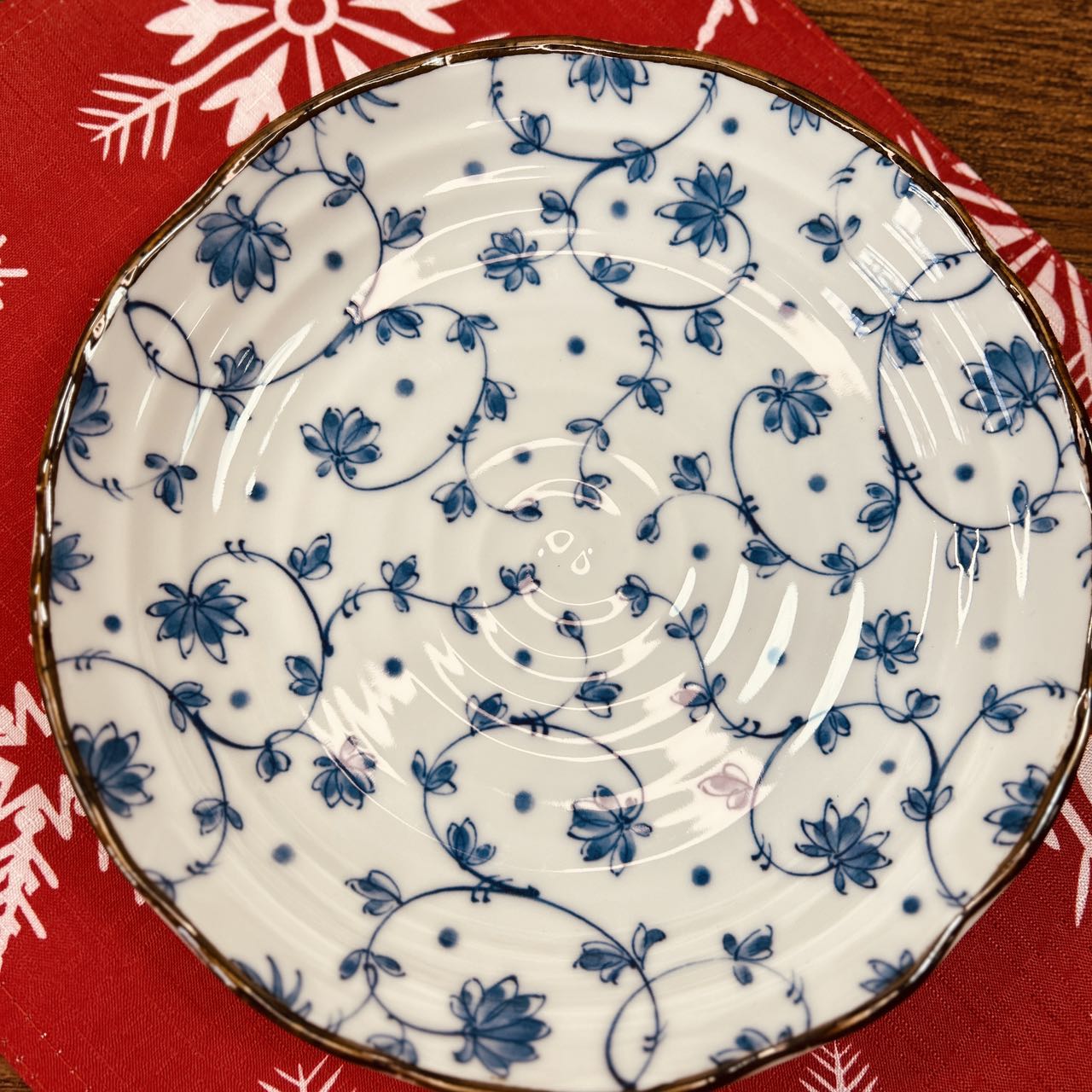 Serving plate Large（蔓唐草）