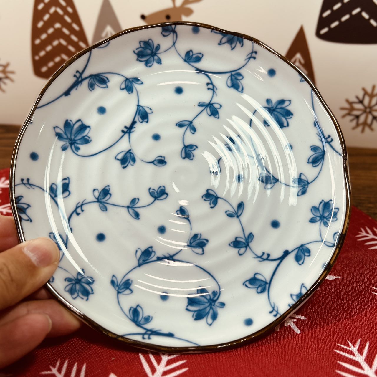 Serving plate S(蔓唐草）